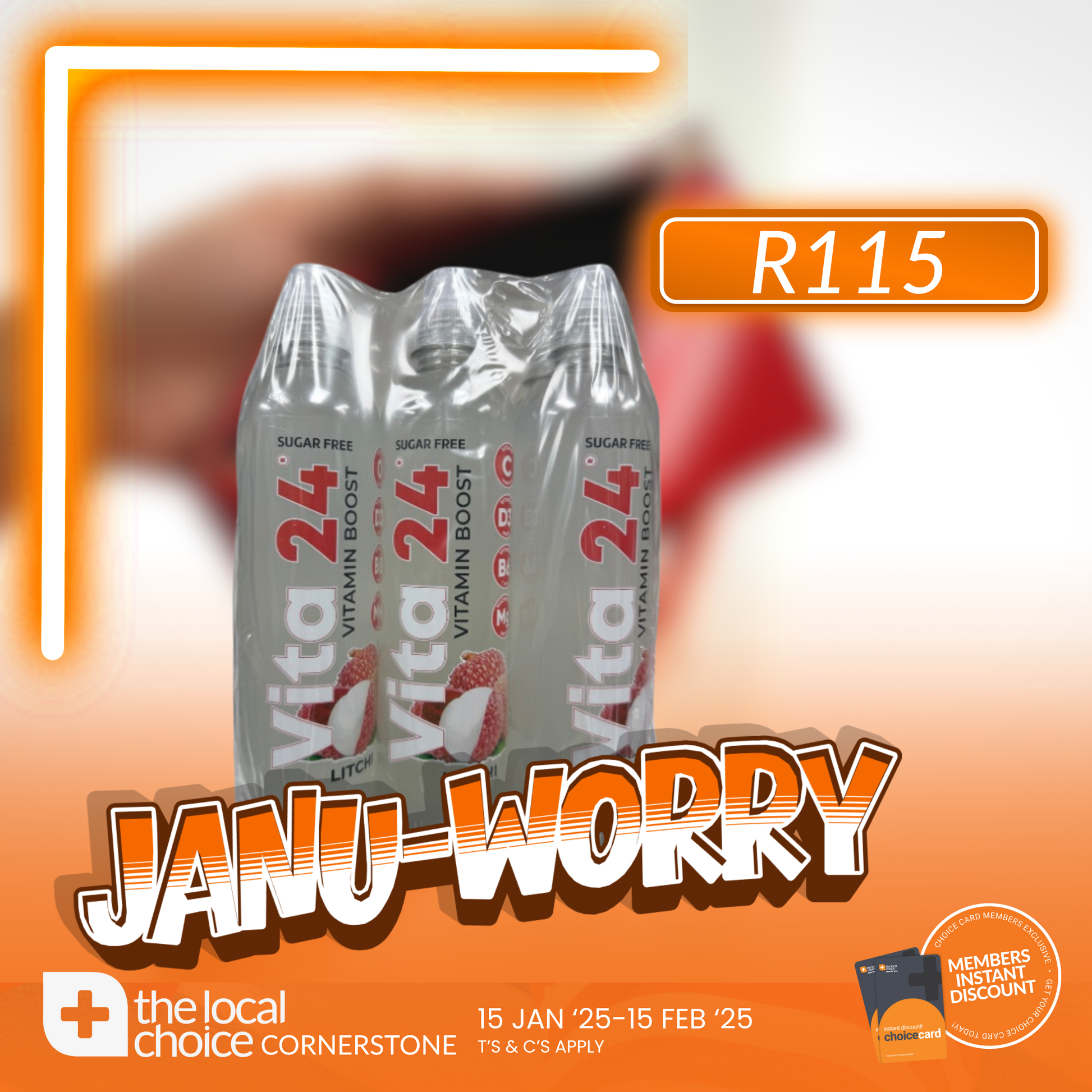 VITA 24 WATER 6X500ML LITCHI