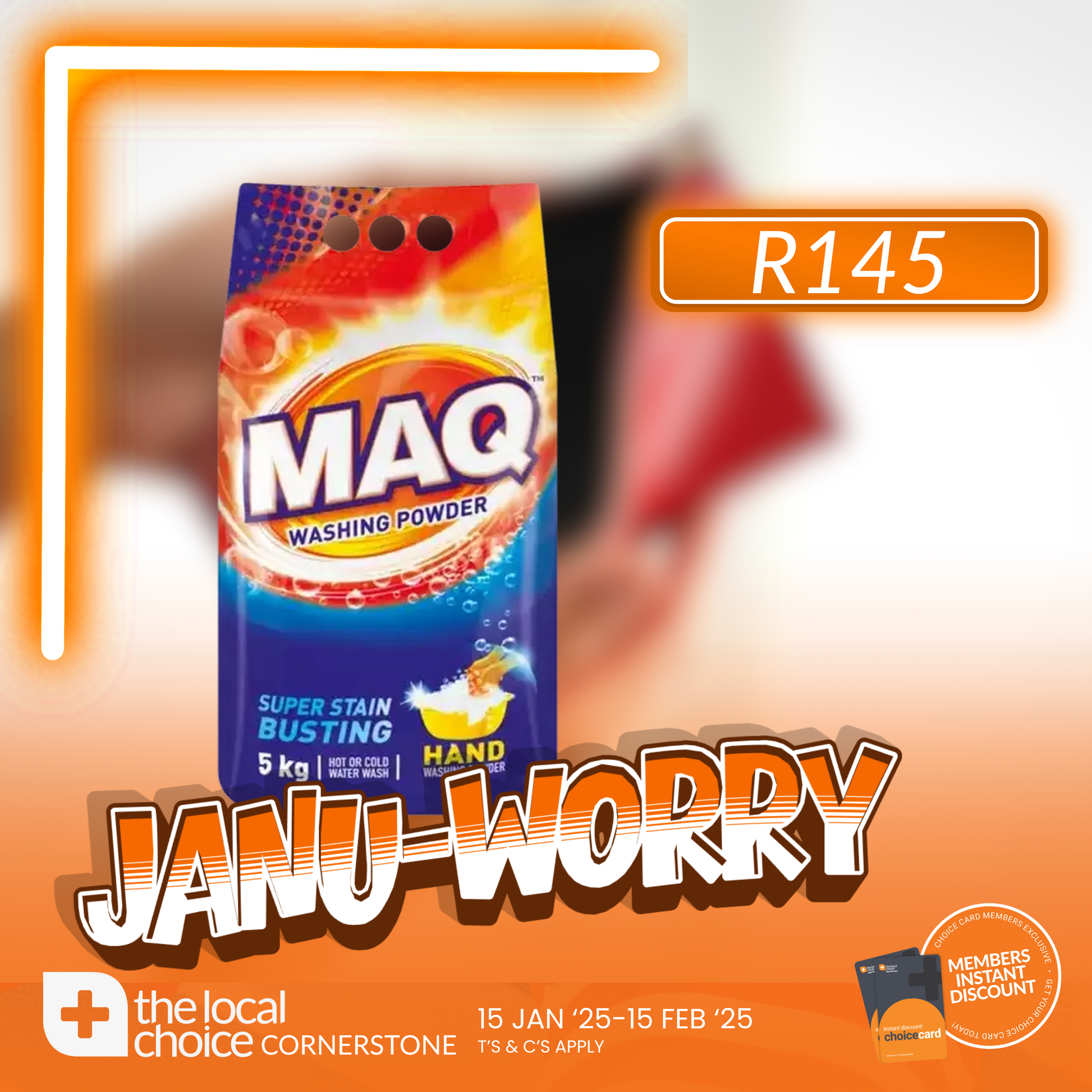 MAQ WASHING PWDR 5KG