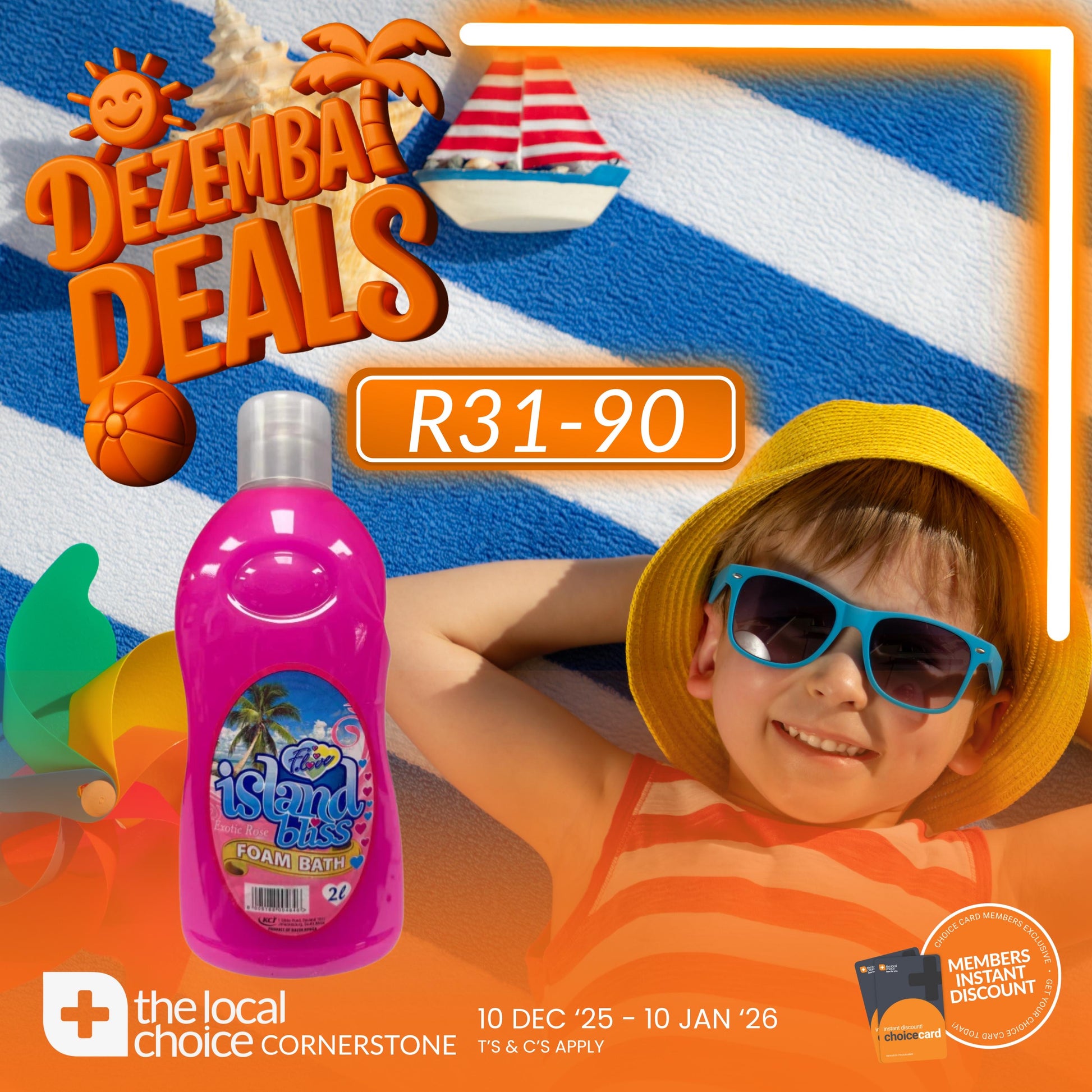 ISLAND BLISS B/BATH 2L E/ROSE